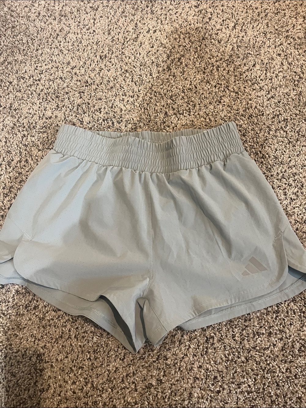 adidas Women's pale grey climacool Shorts
